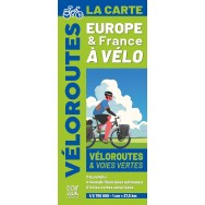 Cykelkarta Europa och Frankrike